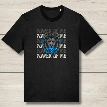 power of me lions face graphic tee