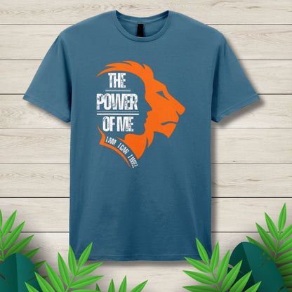 The Power Of Me Lions Face Motivational Unisex T Shirt