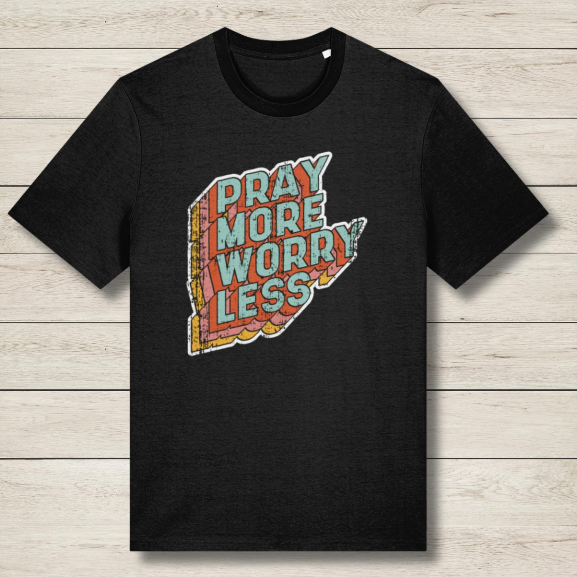 pray more premium black t shirt
