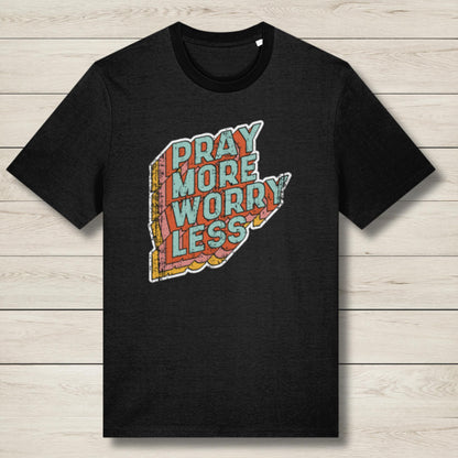 pray more premium black t shirt