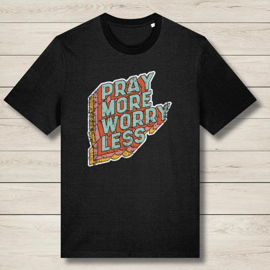 pray more premium black t shirt