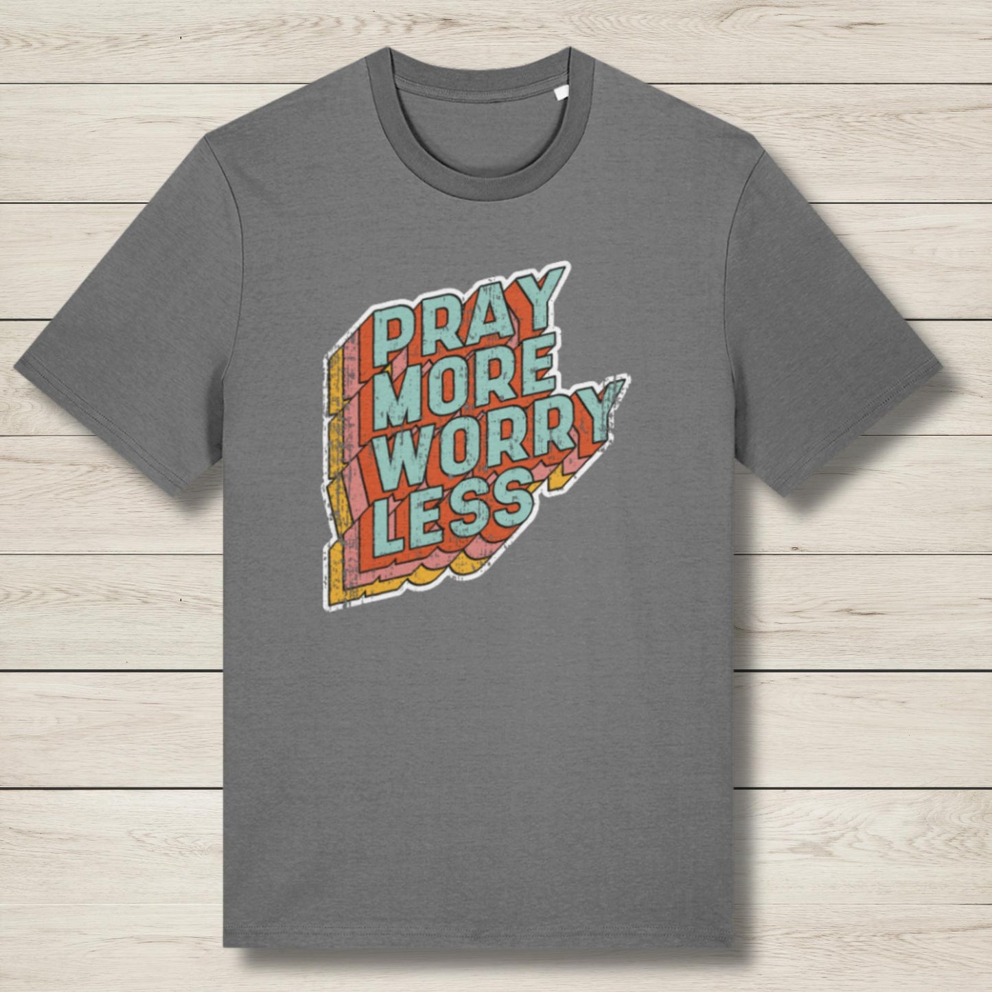 pray more premium gray t shirt