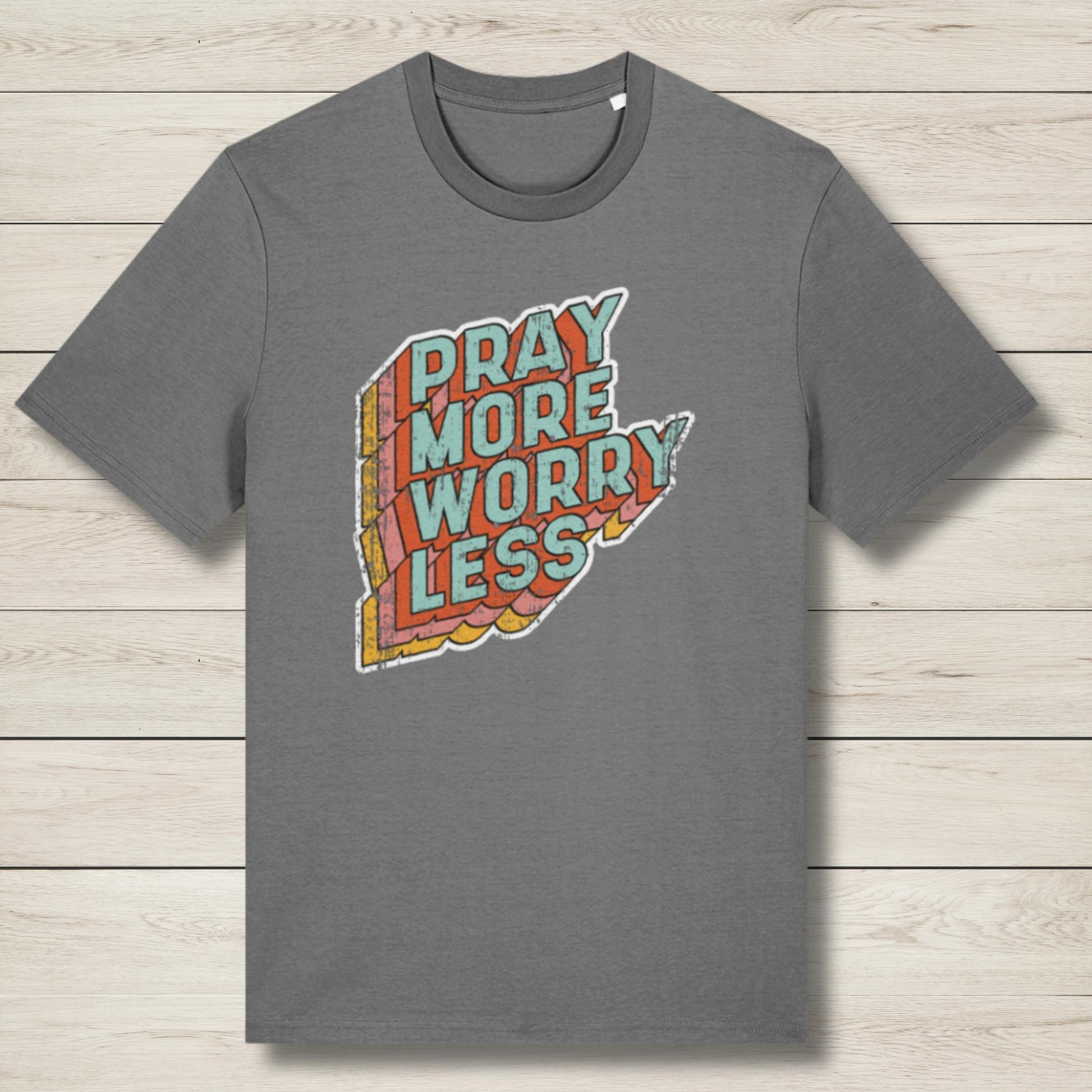 pray more premium gray t shirt