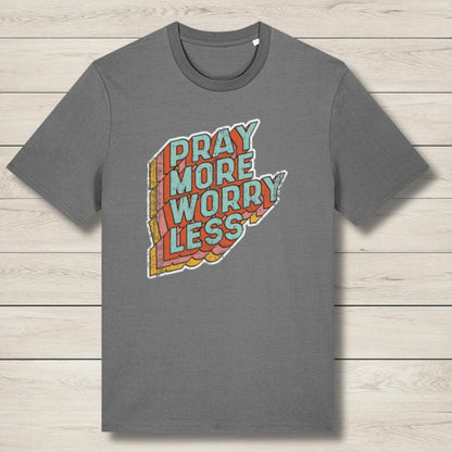 pray more premium gray t shirt