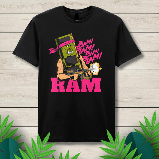 ram man graphic tee