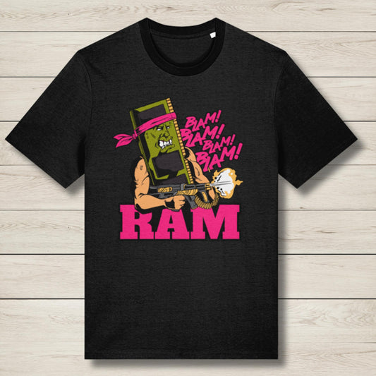 ram man all action hero premium t shirt
