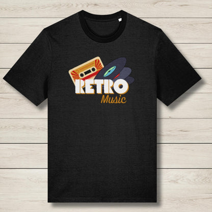 retro music premium graphic tee