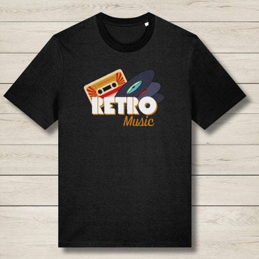 retro music premium graphic tee