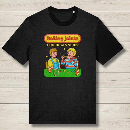 rolling joints premium graphic tee