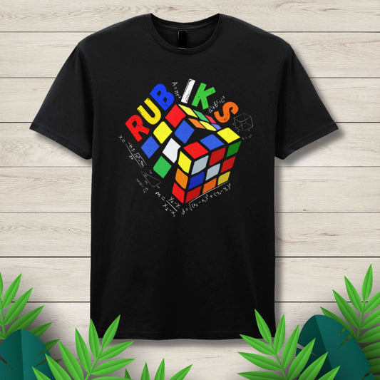 rubiks cube graphic tee
