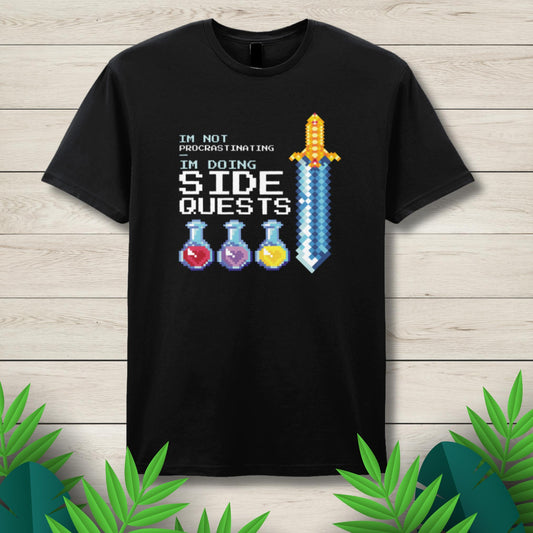 side quest graphic tee
