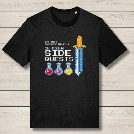 side quests premium graphic tee