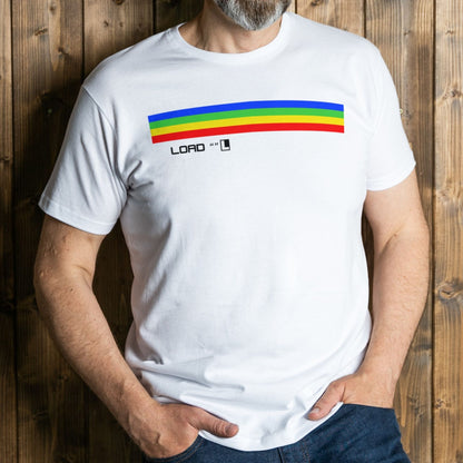 man wearing spectrum load l premium tee
