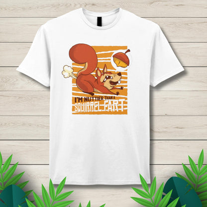 squirrel farts white t shirt