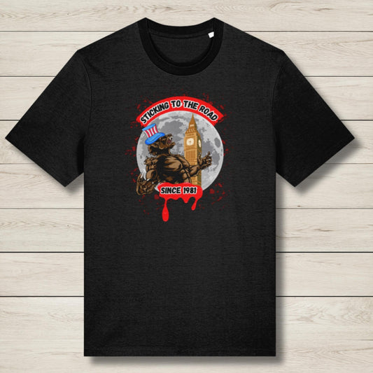 sticking to the road premium graphic tee
