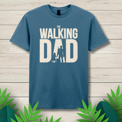 the walking dad indigo graphic tee