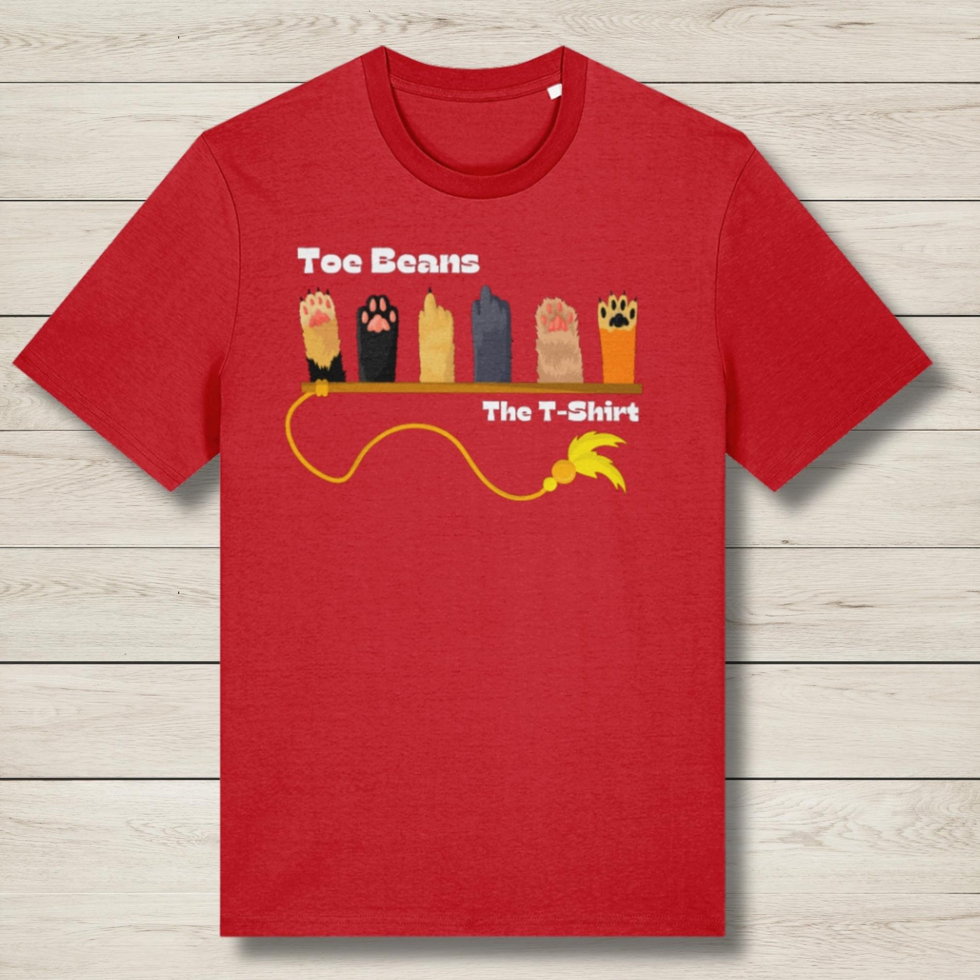 toe beans red premium graphic tee