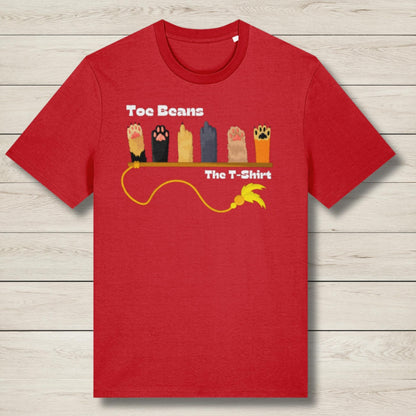 toe beans red premium graphic tee