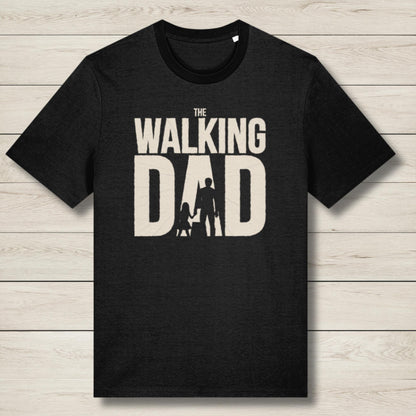 the walking dad premium t shirt in black