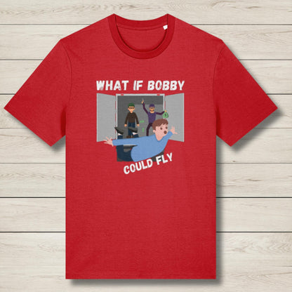 what if bobby could fly premium graphic tee