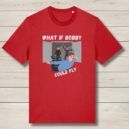 what if bobby could fly premium graphic tee